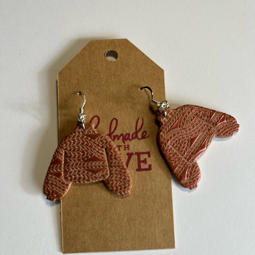 Sweaters earrings.